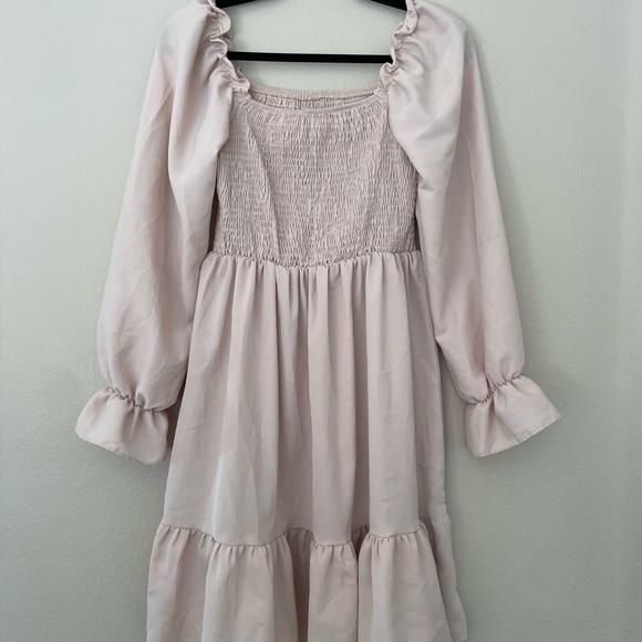 Amazon Pink Ruffle dress - Picture 2 of 3